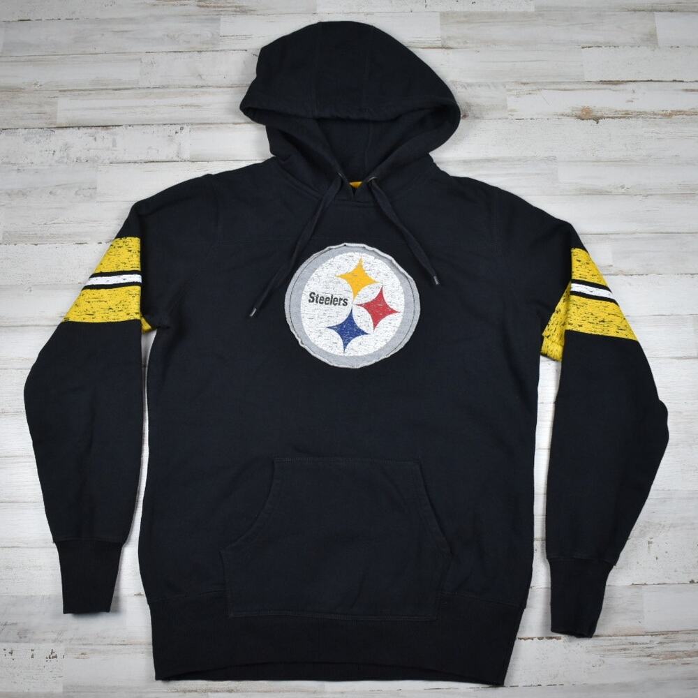 Pittsburgh Steelers Women's Hoodie Medium Small Black NFL Pullover Sportswear